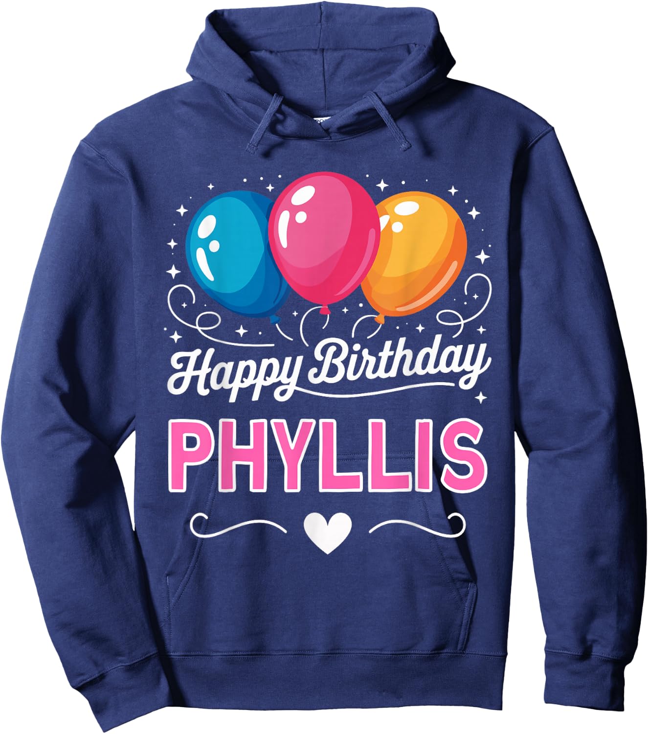 Happy Birthday Phyllis Hoodie - Hoodie | Navy