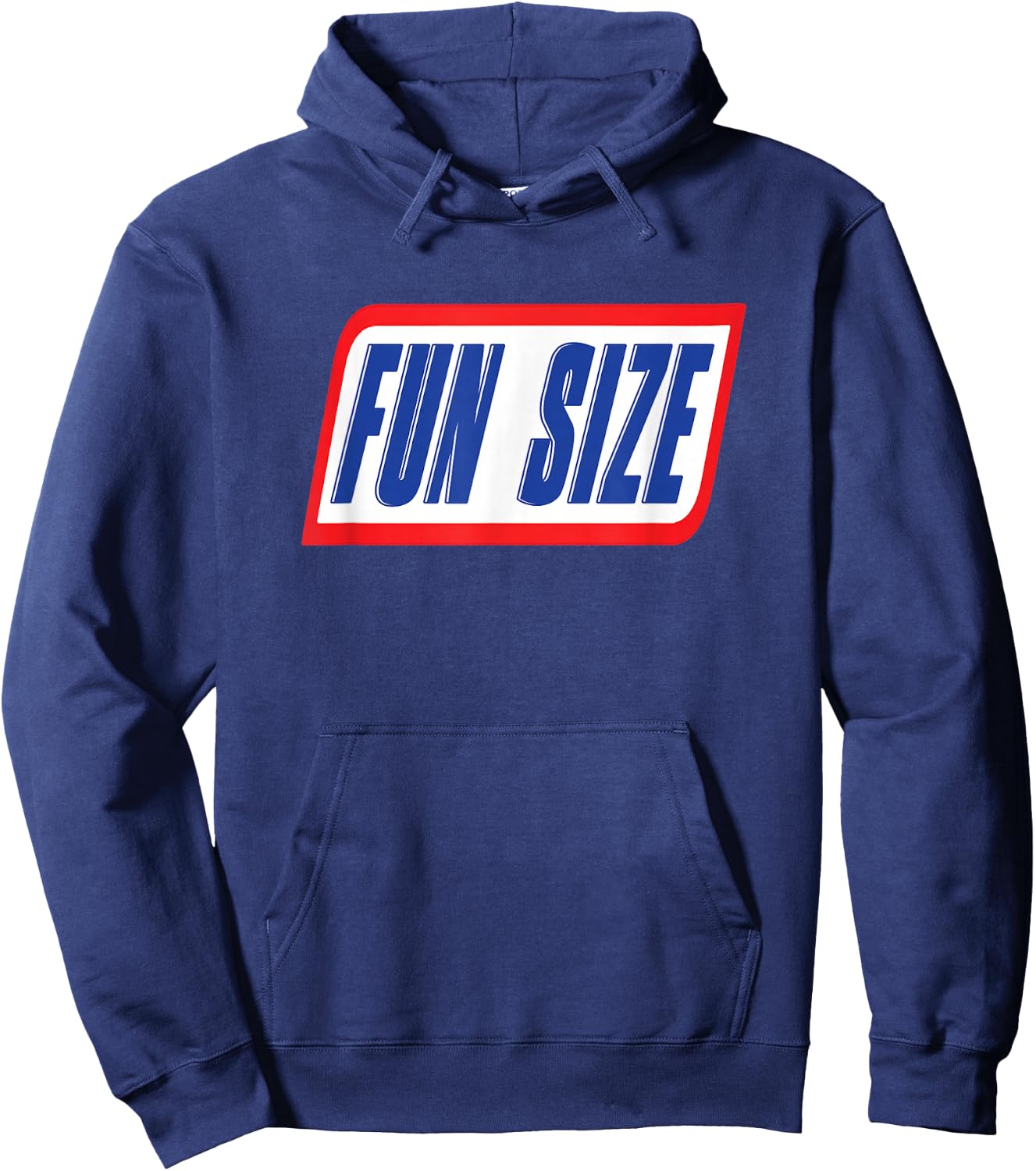 Fun Size - Candy Bar Style Label Hoodie - Hoodie | Navy