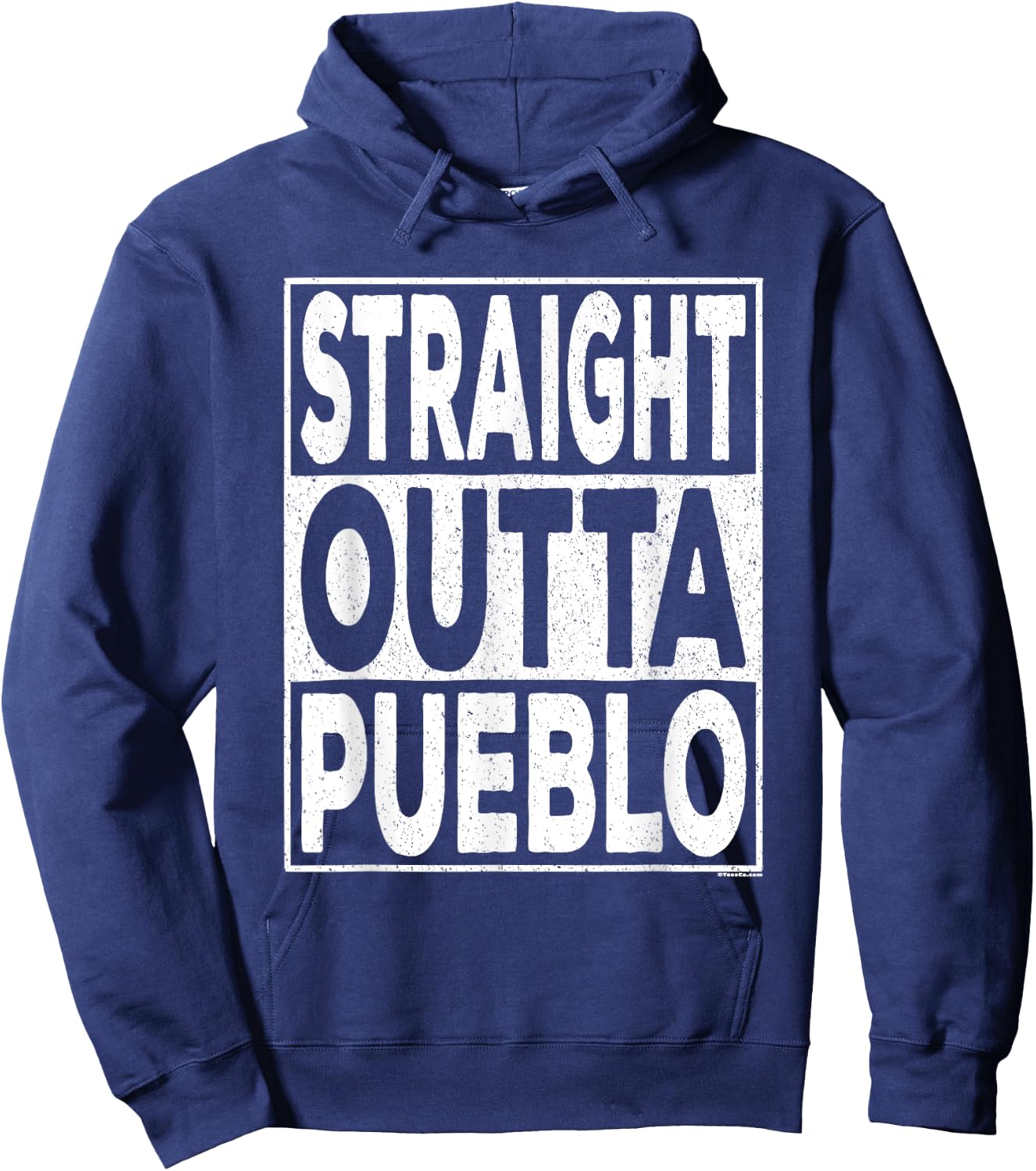 Straight Outta Pueblo Colorado Hoodie - Hoodie | Navy