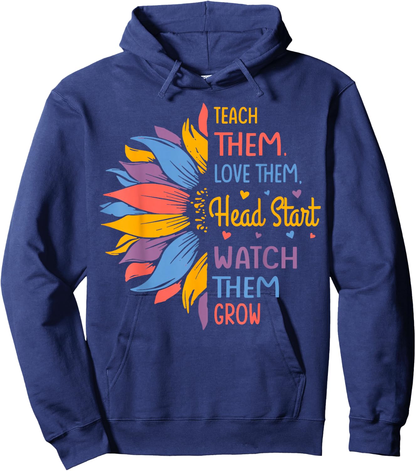 Head start Colorful Sunflower Hoodie - Hoodie | Navy