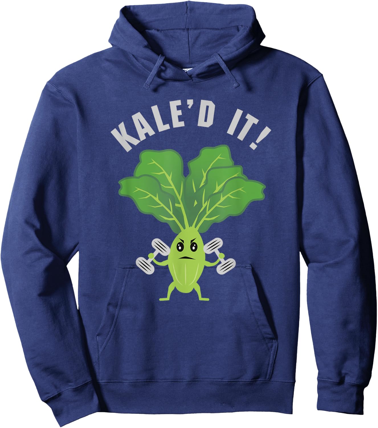 Kale'd It Fitness Kale Funny Vegan Vegetarian Hoodie - Hoodie | Navy