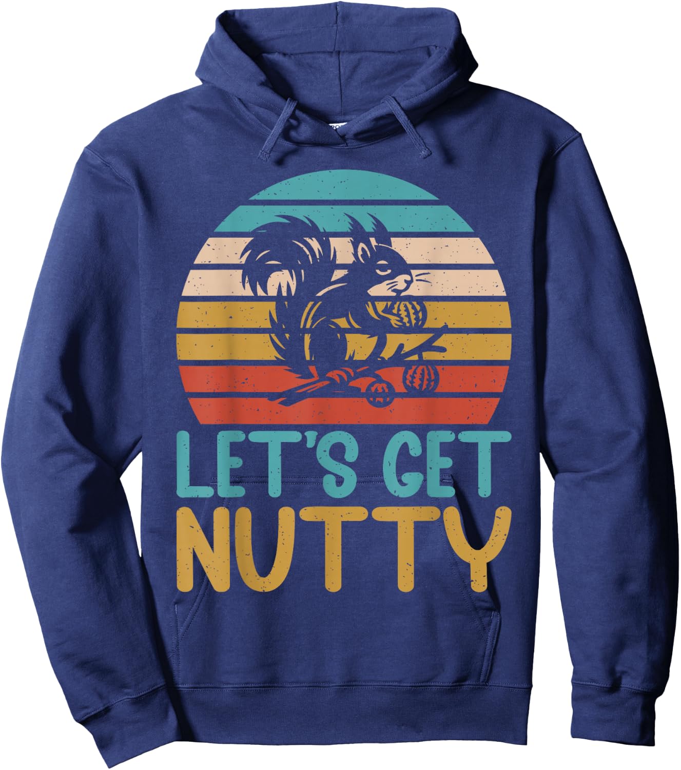 Let’s Get Nutty Squirrel Hoodie - Hoodie | Navy