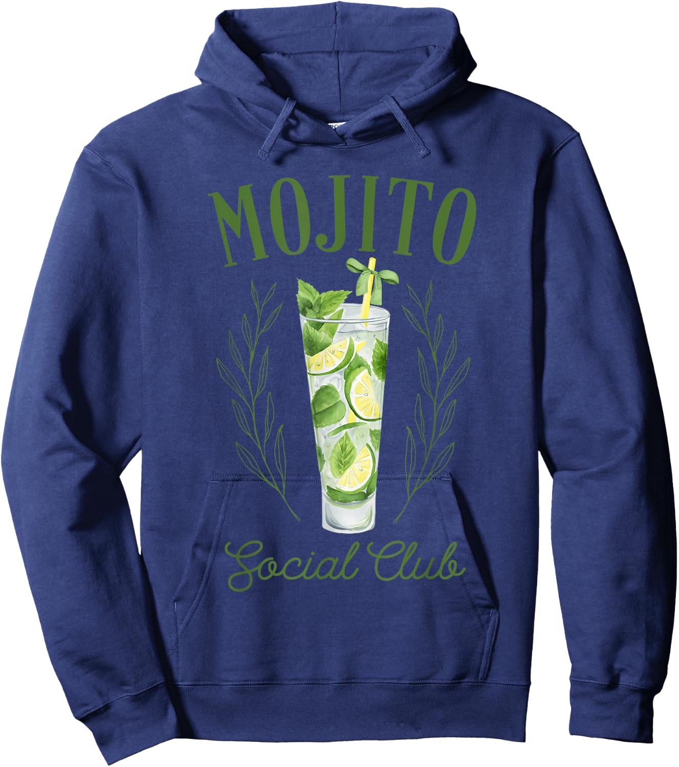 Mojito Social Club Funny Mojito Lovers Apparel Hoodie - Hoodie | Navy