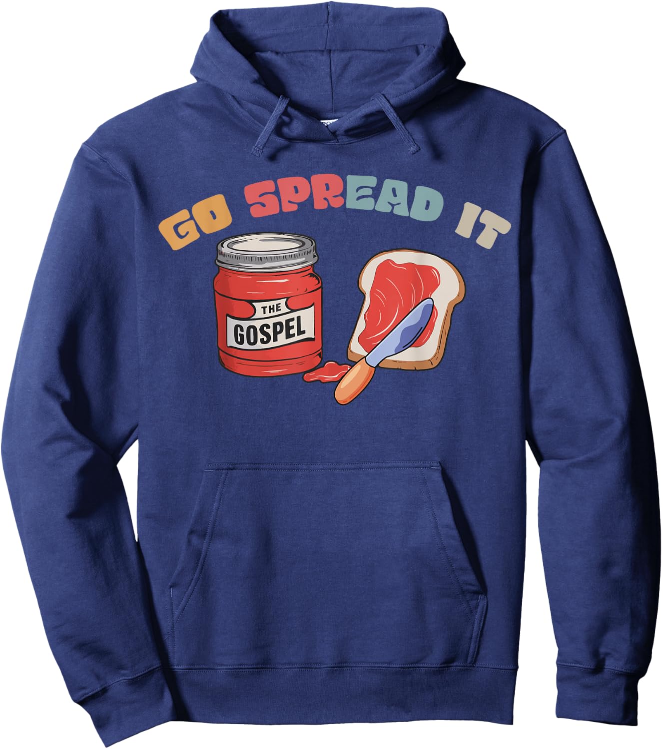 Go Spread It The Gospel Hoodie - Hoodie | Navy
