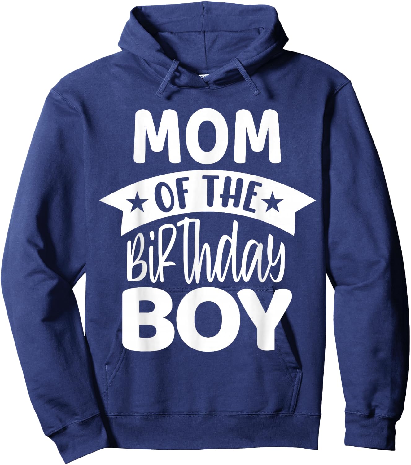 Mom of the Birthday Boy Hoodie - Hoodie | Navy