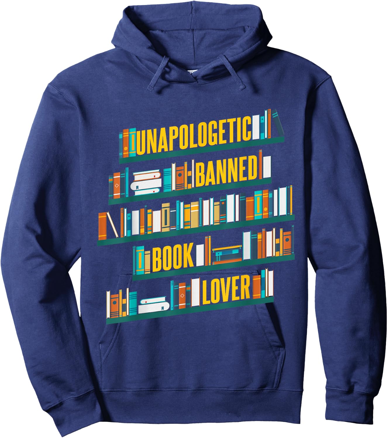 Banned Books Hoodie - Hoodie | Navy