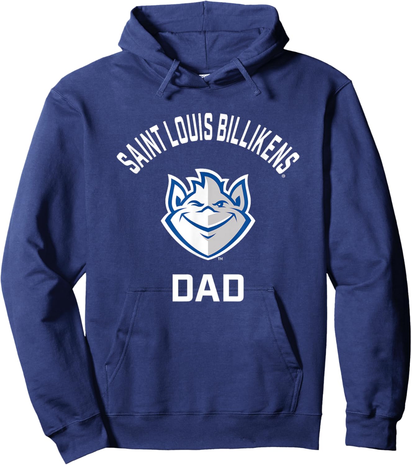 Saint Louis University SLU Billikens Arched Dad Hoodie - Hoodie | Navy