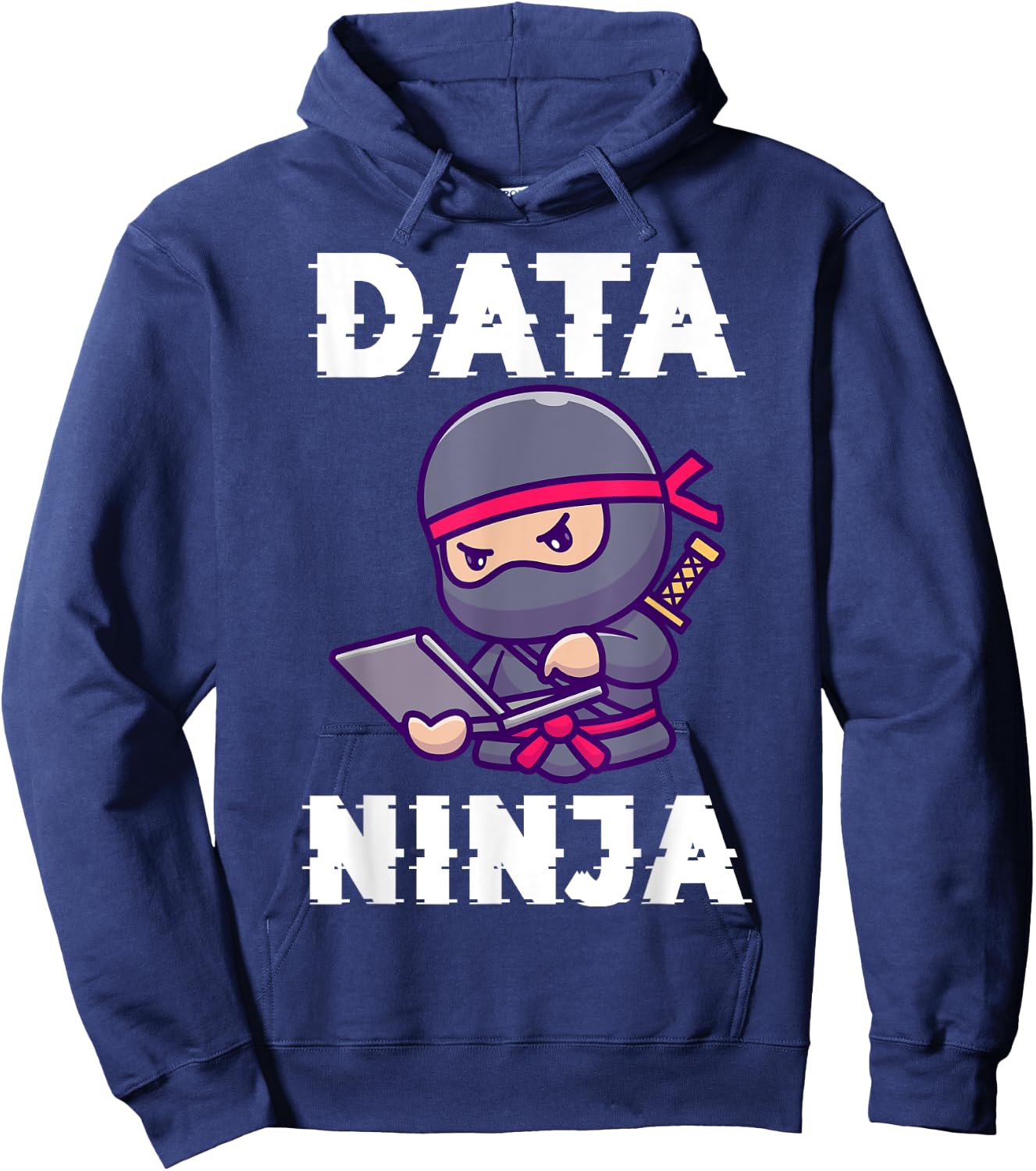 Data Ninja Computer Programmer Ninja Lover Hoodie - Hoodie | Navy