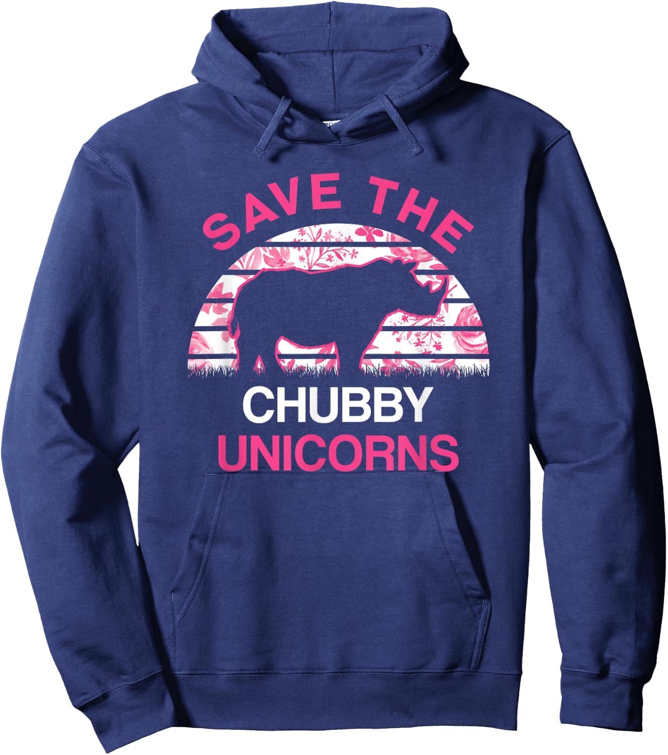Save The Chubby Unicorns Hoodie - Hoodie | Navy