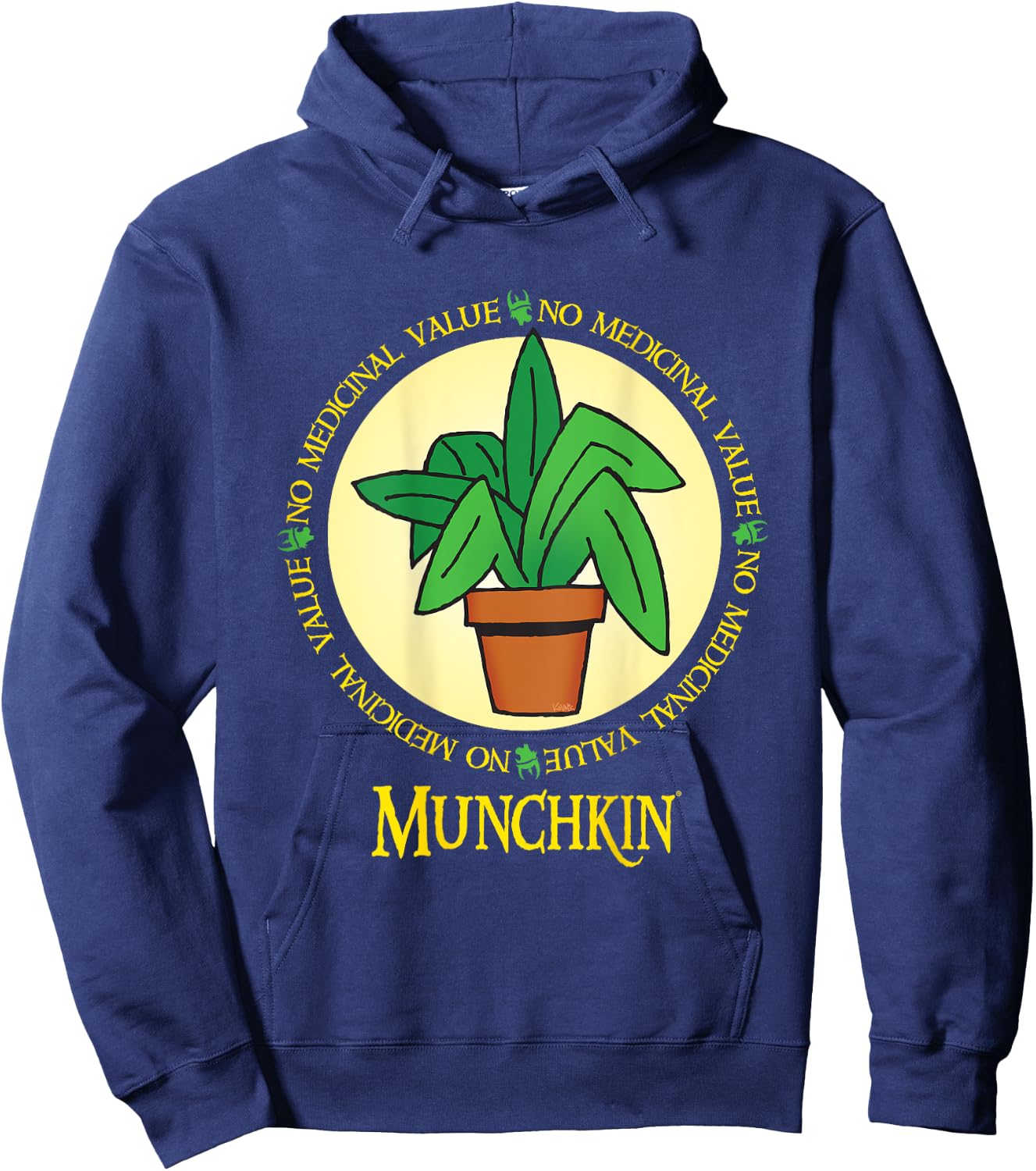 Munchkin Potted Plant Hoodie - Hoodie | Navy
