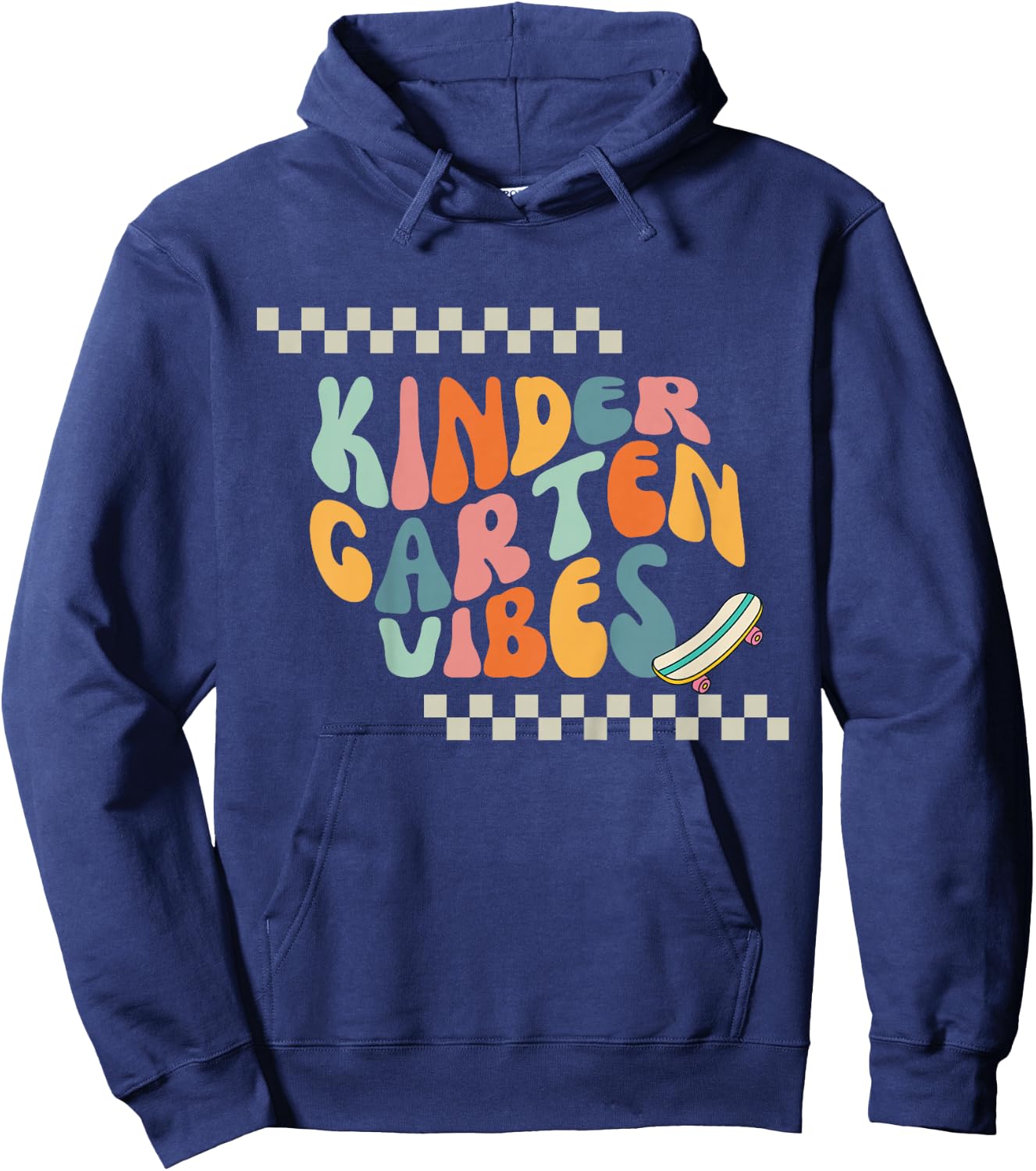 Youth Kindergarten Vibes Hoodie - Hoodie | Navy