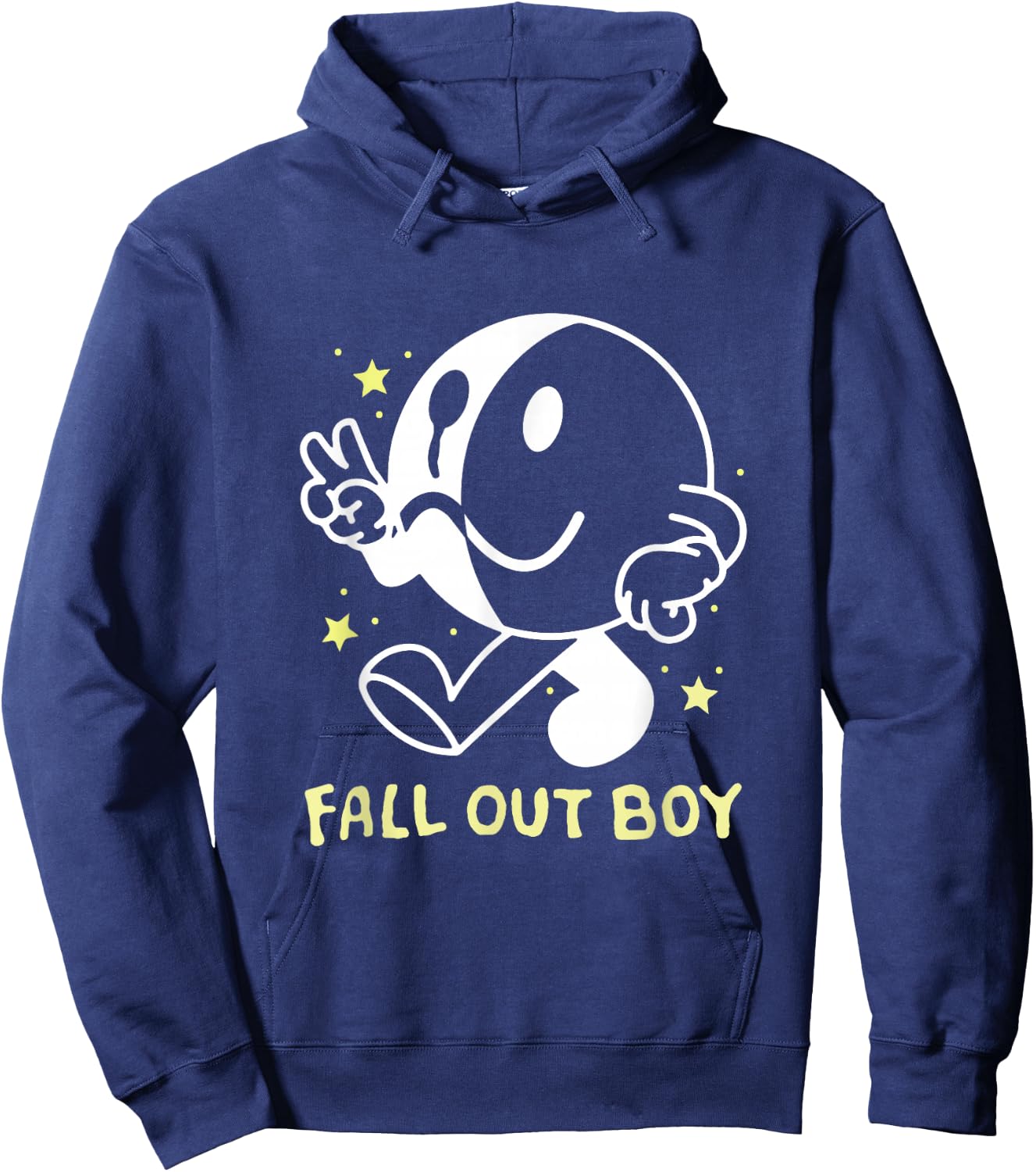 Fall Out Boy - Smile Frown Man Hoodie - Hoodie | Navy