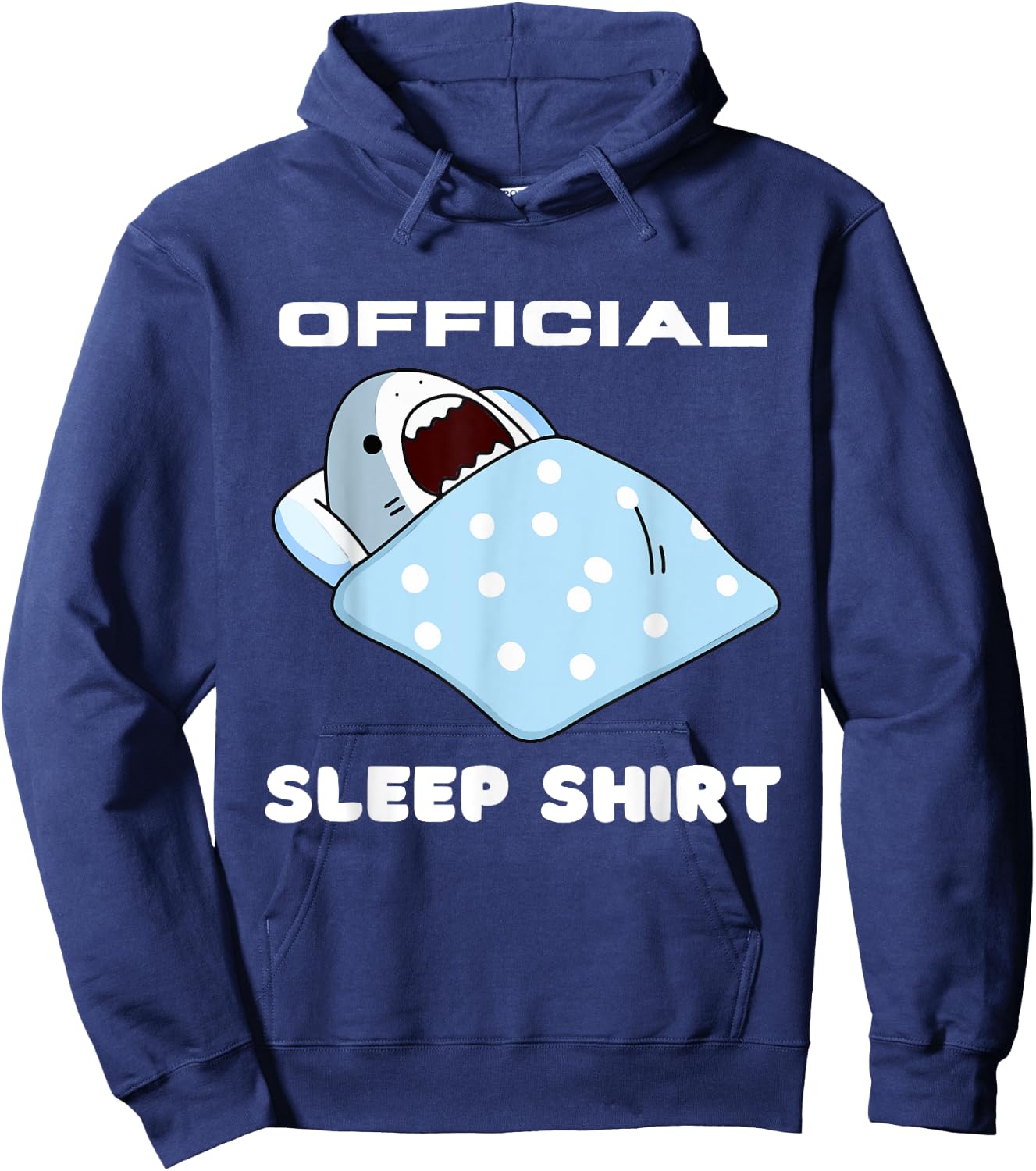Shark Official Napping Pajamas Nightgown Hoodie - Hoodie | Navy