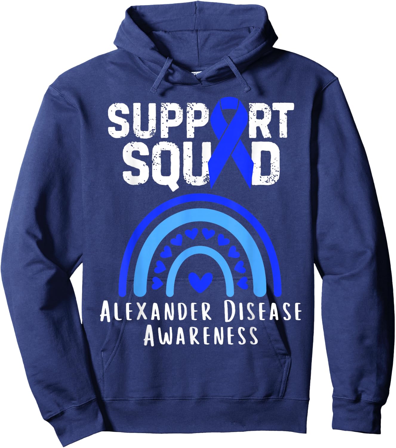 Alexander Disease Awareness Hoodie - Hoodie | Navy