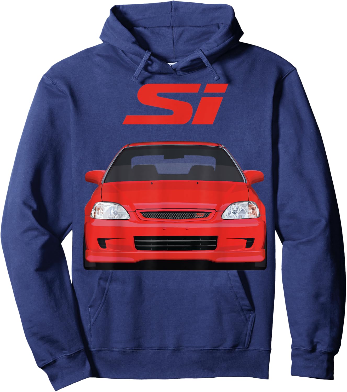 Civic Si JDM Japanese Car Hoodie - Hoodie | Navy