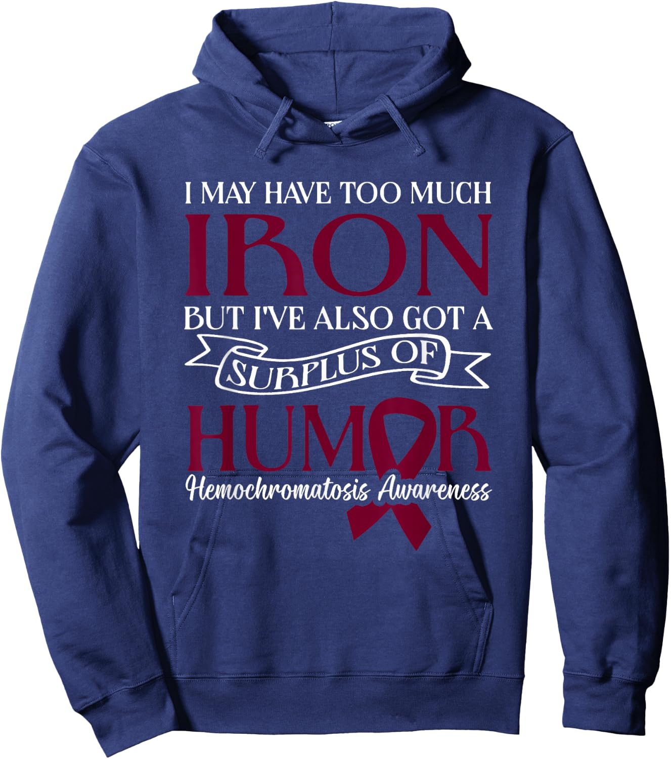 Hemochromatosis Awareness Month Hoodie - Hoodie | Navy
