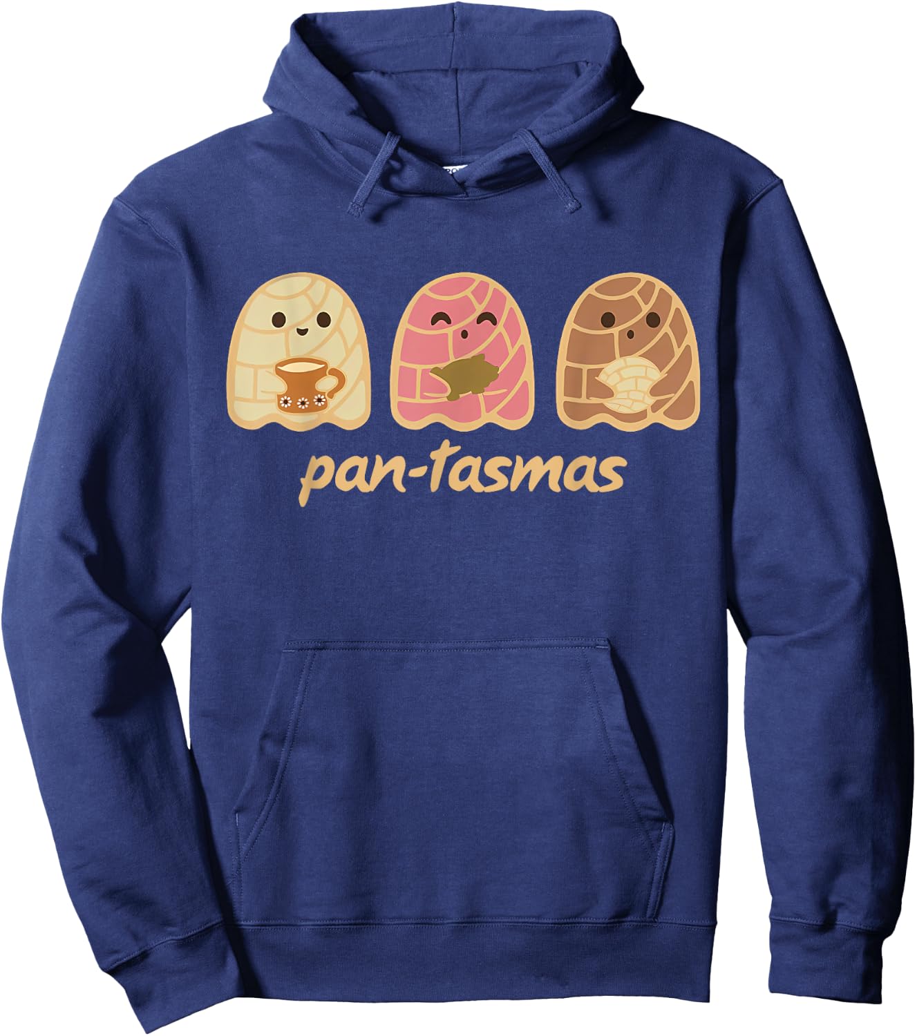 Pantasmas Ghost Shirt | Cute Ghost Fall Girls Hoodie - Hoodie | Navy
