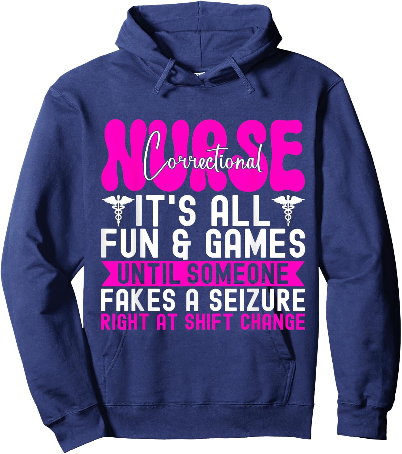 Correctional Nurse Correctional Care Jail Nurse Hoodie - Hoodie | Navy