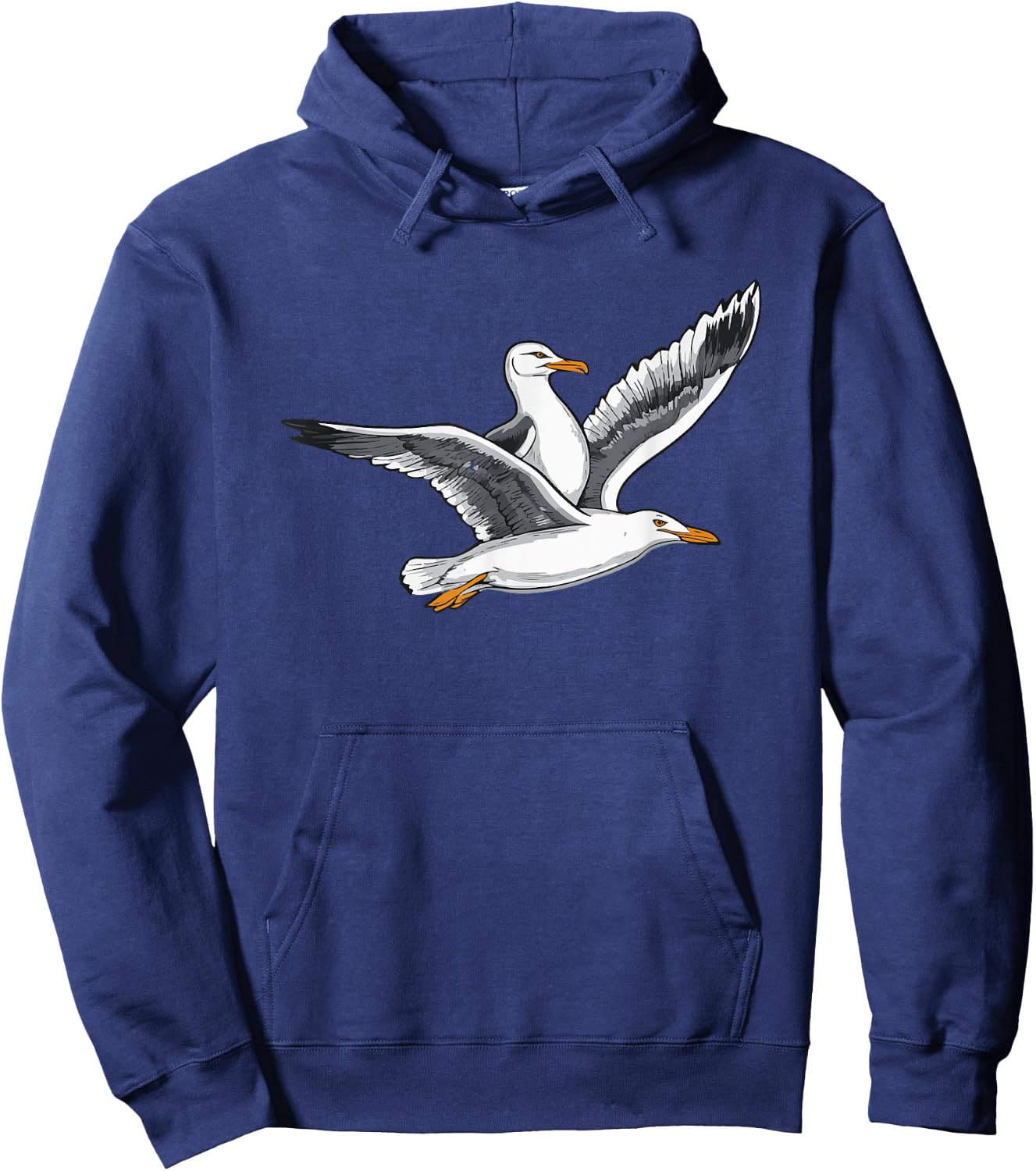 Seagull Riding Seagull Meme Seagull Lovers Hoodie - Hoodie | Navy