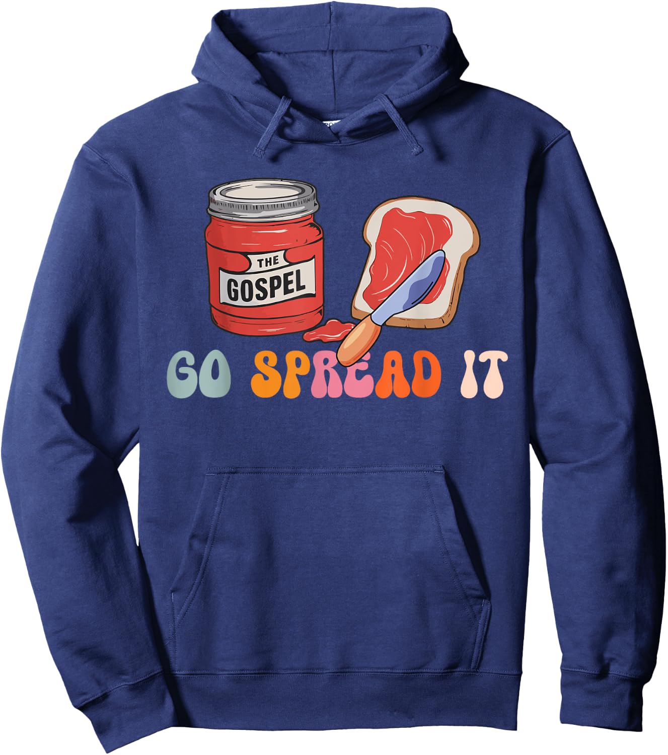 Go Spread It The Gospel Hoodie - Hoodie | Navy