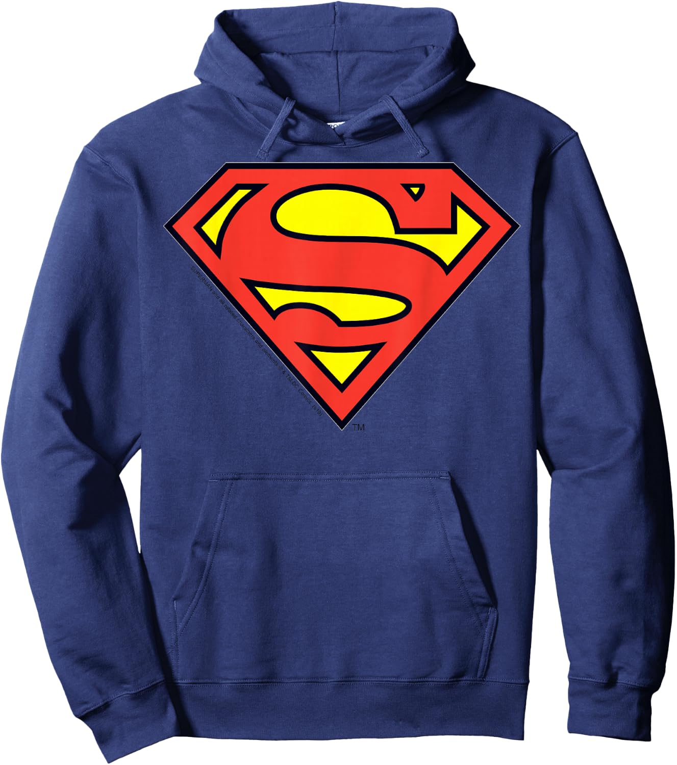 DC Comics Superman Classic Chest Logo Small Hoodie - Hoodie | Navy