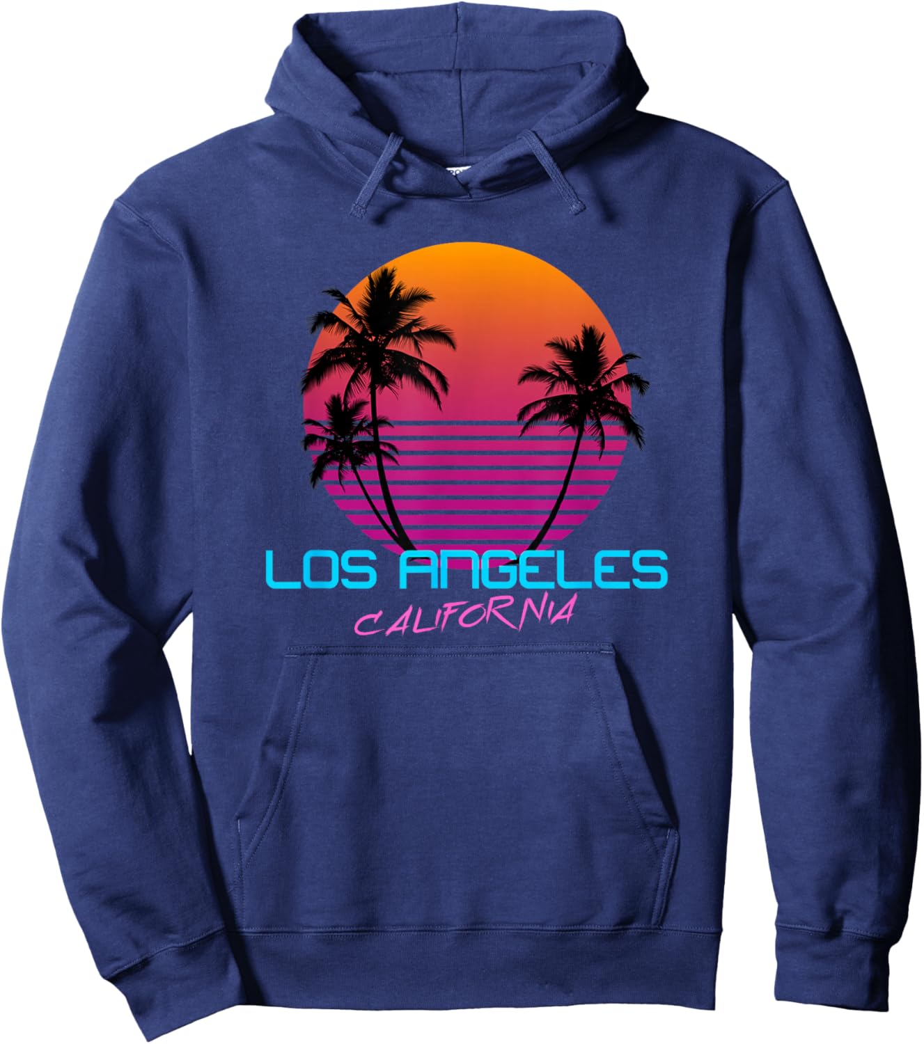 Los Angeles California Hoodie - Hoodie | Navy