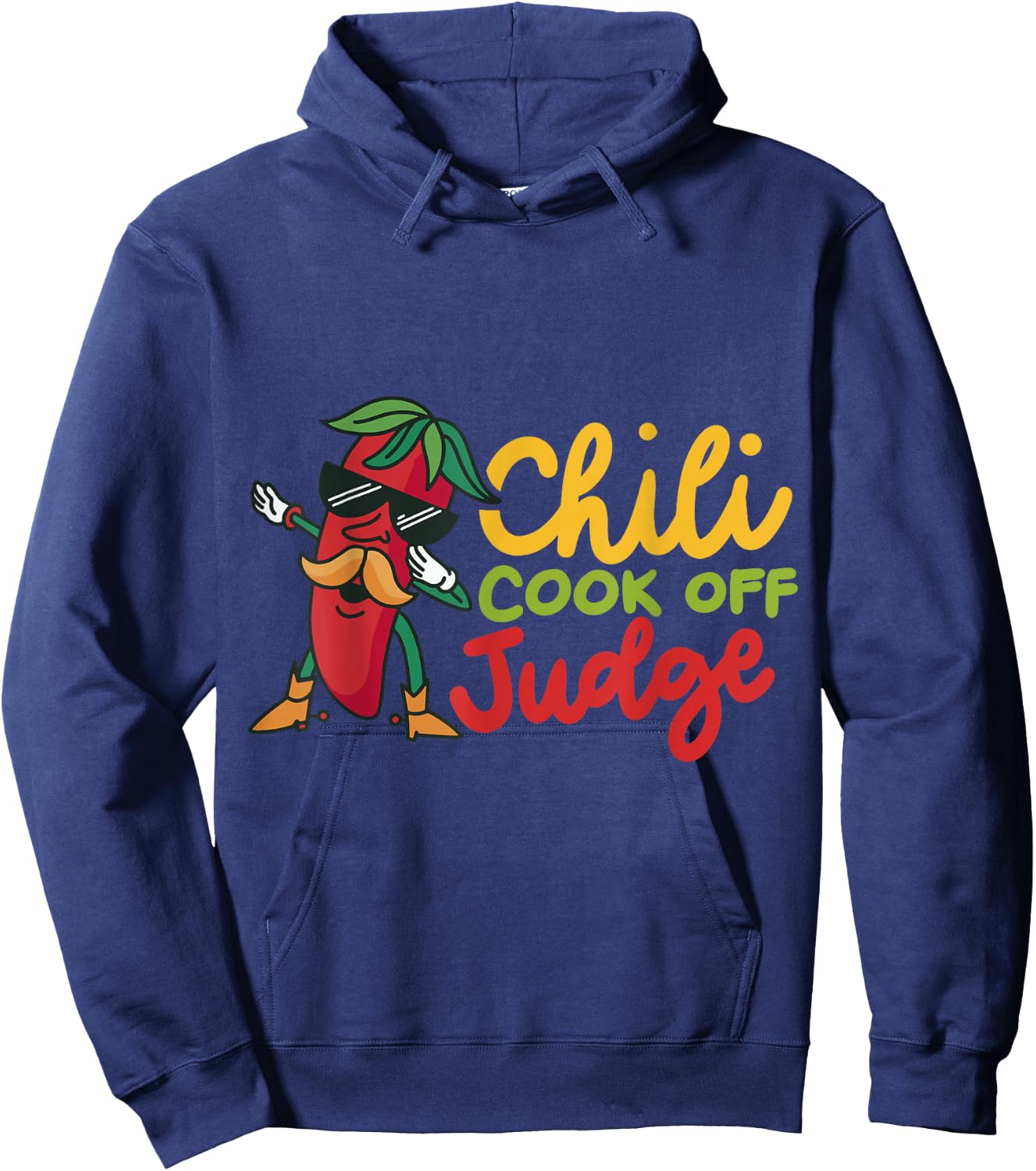 Chili Cook Off Judge Red Chili Hoodie - Hoodie | Navy