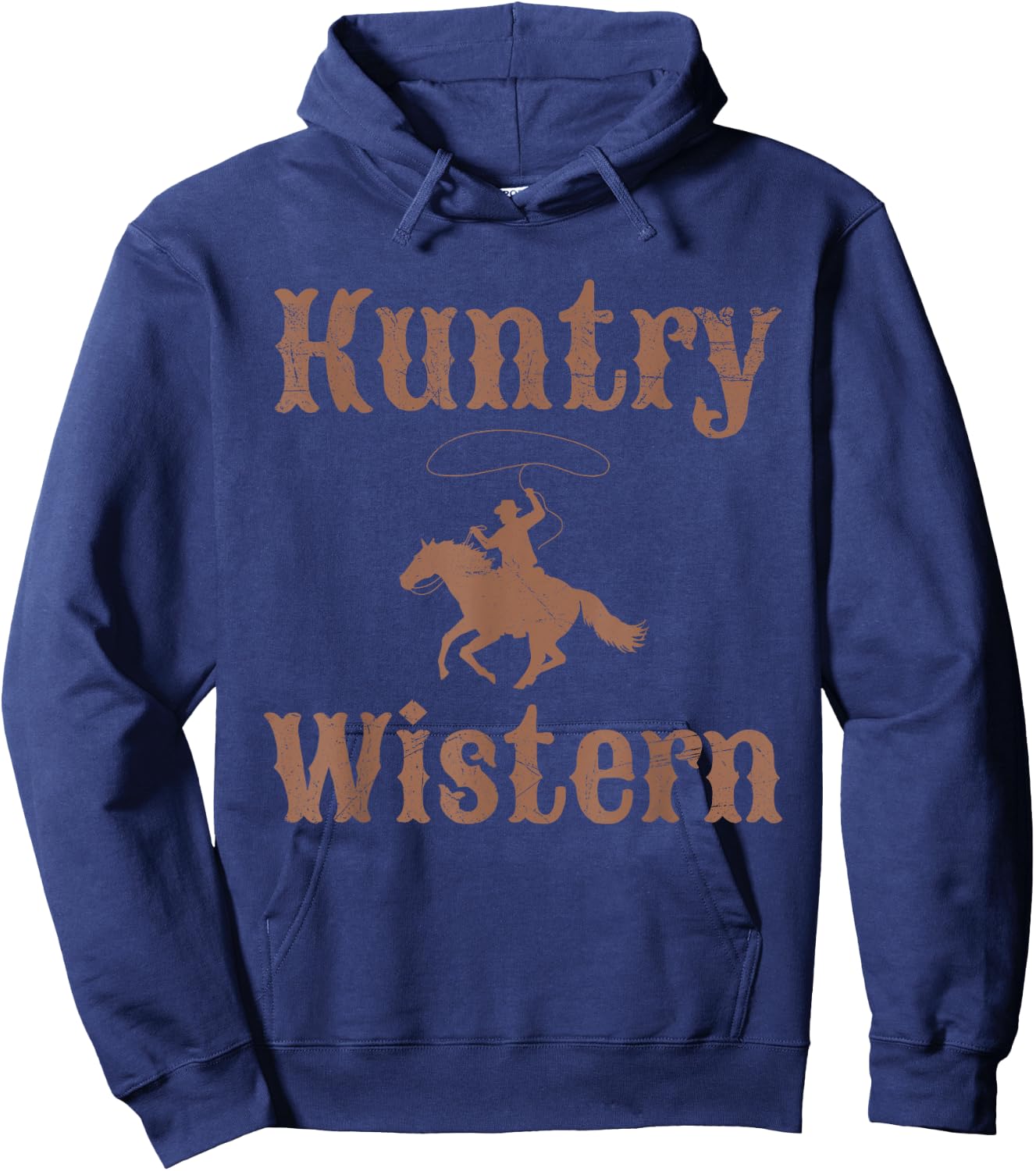 Kuntry and Wistern Hoodie - Hoodie | Navy
