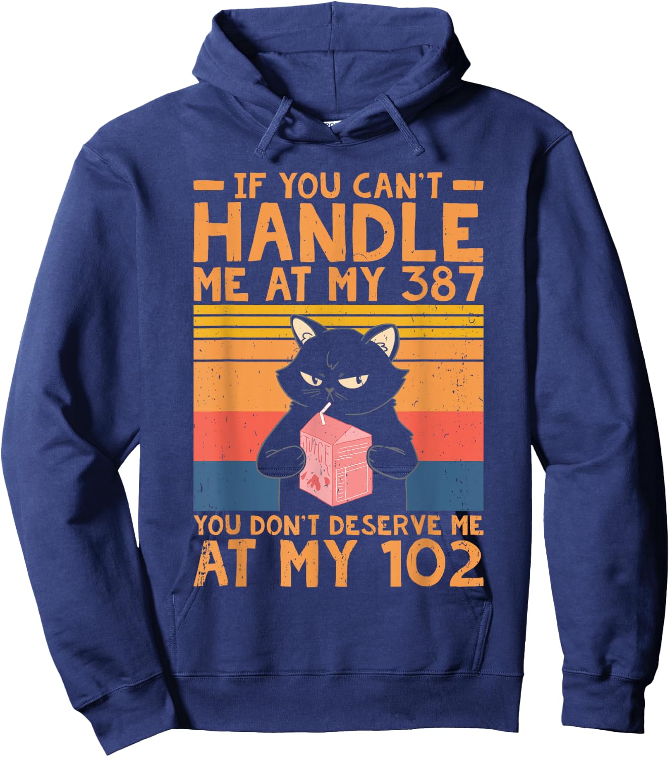 T1D Diabetic Blood Funny Diabetes warrior Hoodie - Hoodie | Navy