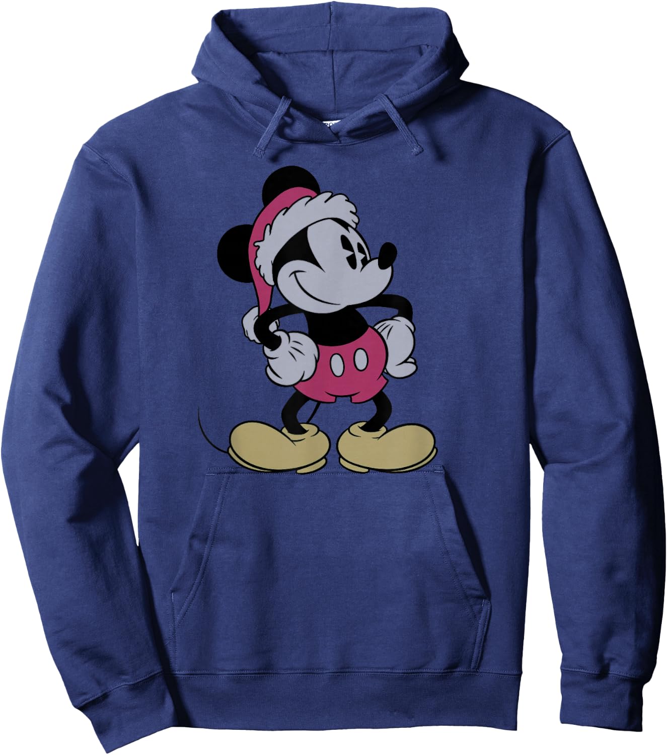 Disney - Vintage Santa Mickey Hoodie - Hoodie | Navy