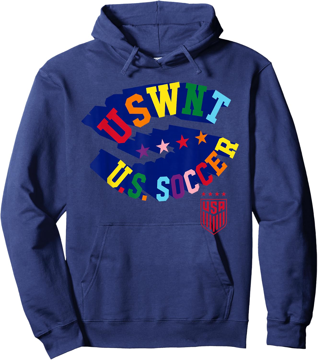 Officially Licensed U.S. Soccer USWNT Pride Hoodie - Hoodie | Navy