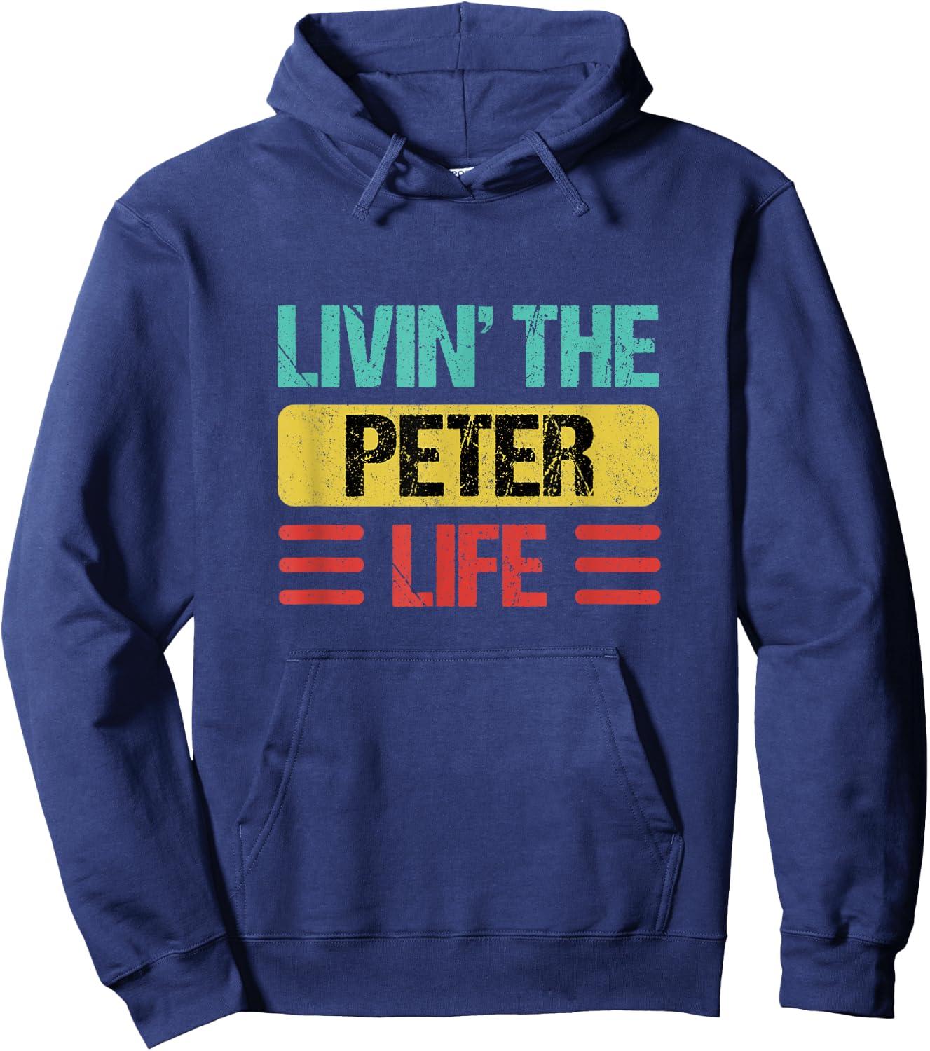 Peter Name Hoodie - Hoodie | Navy