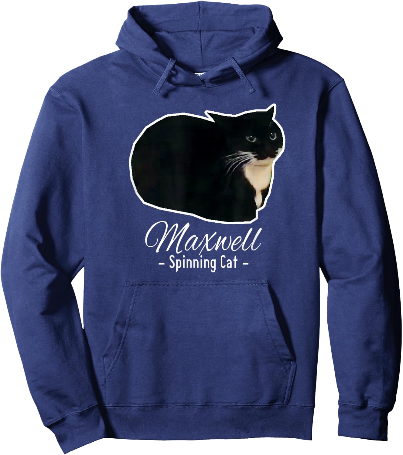 Spinning Cat Meme Maxwell The Cat Meme Hoodie - Hoodie | Navy