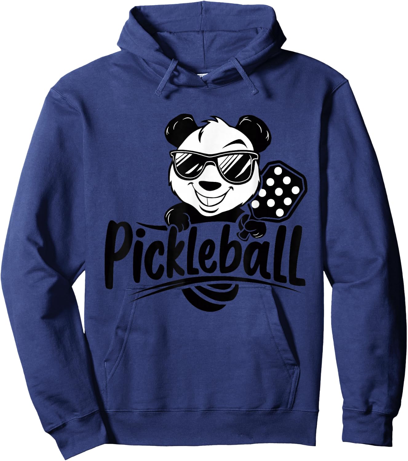 Funny Panda Pickleball Hoodie - Hoodie | Navy