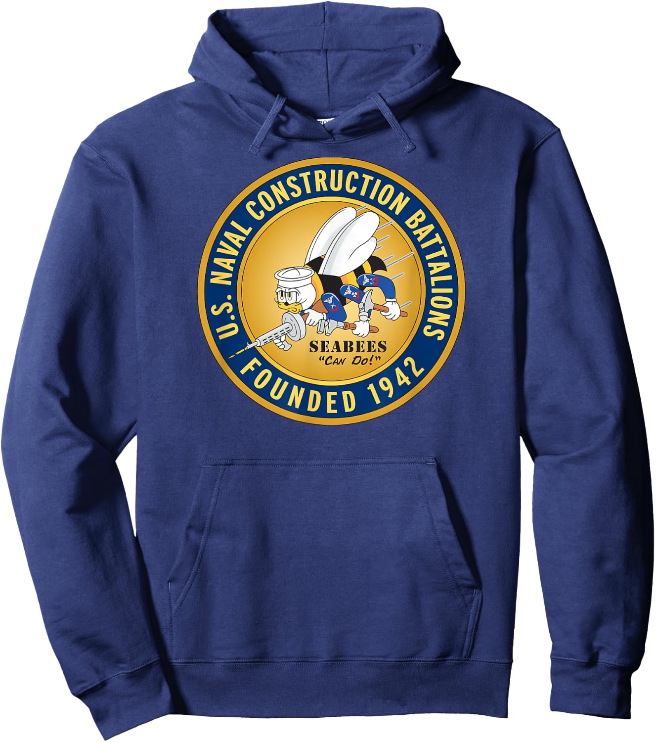 U.S Naval Construction Battalions Hoodie - Hoodie | Navy