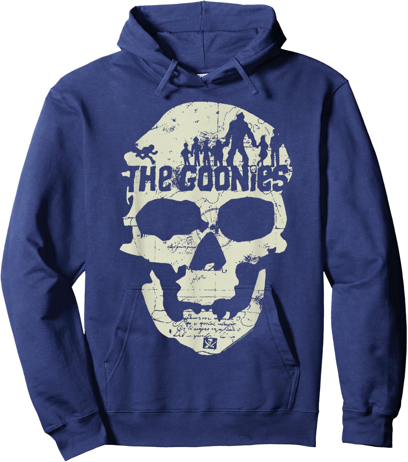 The Goonies Skull Map Hoodie - Hoodie | Navy