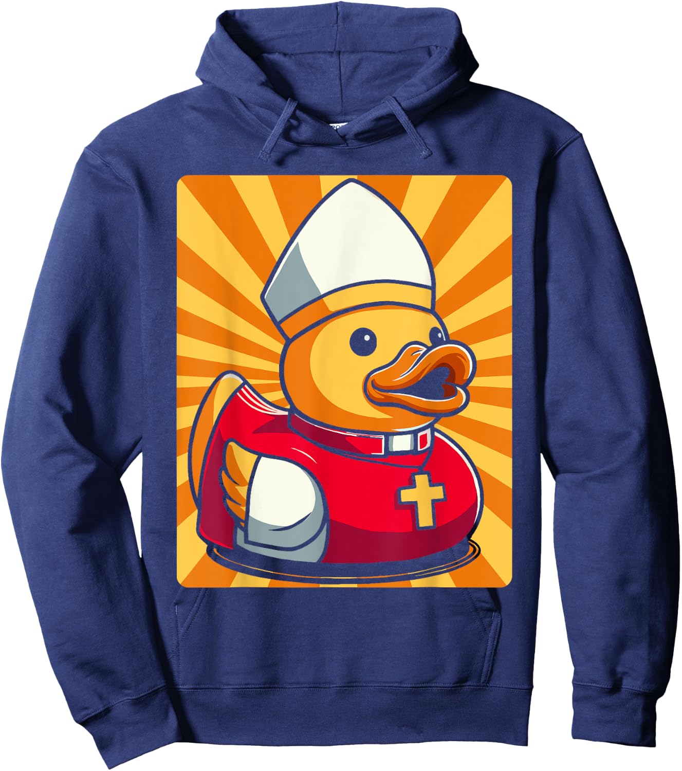 Priest Duck Bishop Duckling Hoodie - Hoodie | Navy