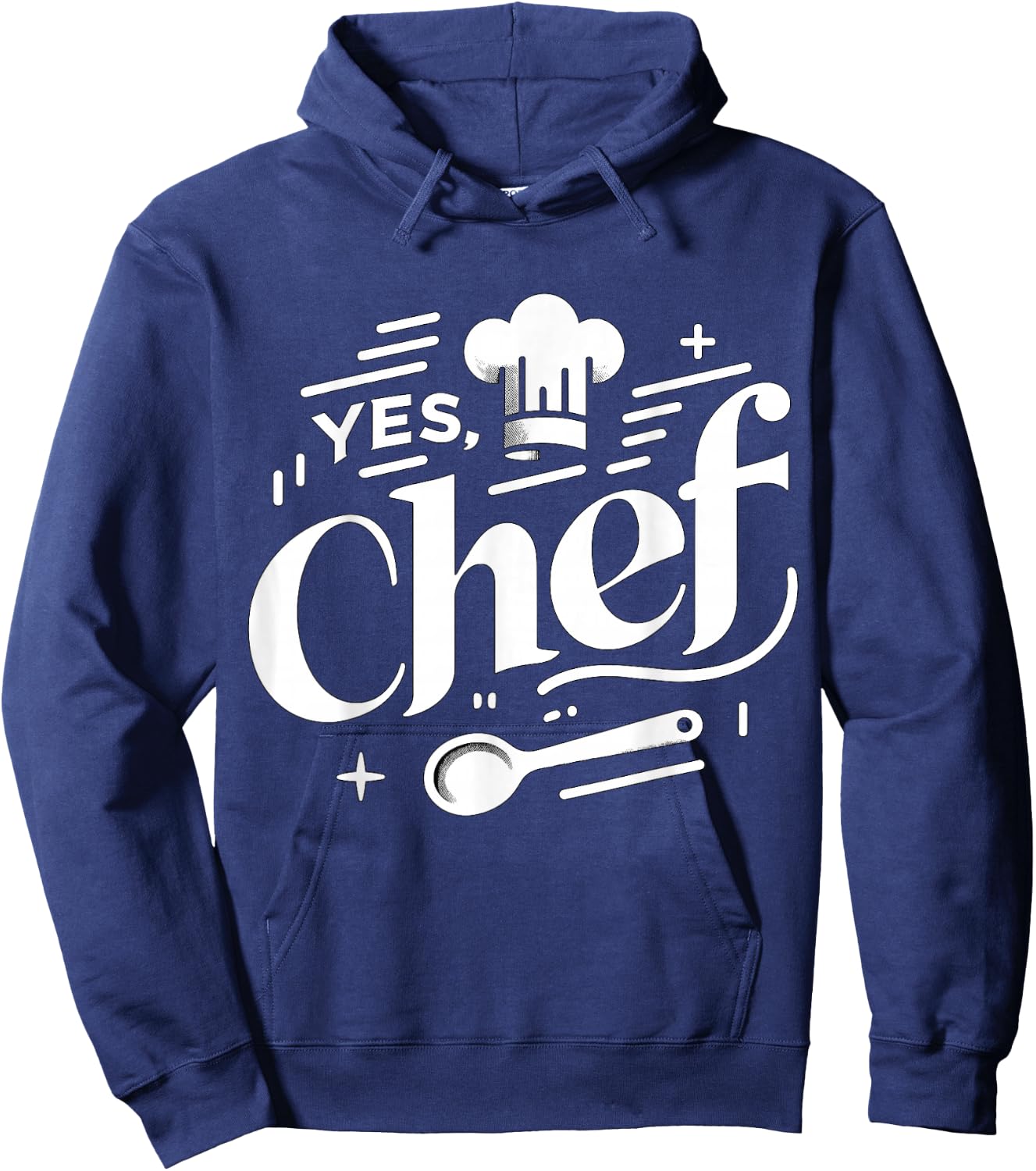 Yes Chef Kitchen Staff Cook Hoodie - Hoodie | Navy