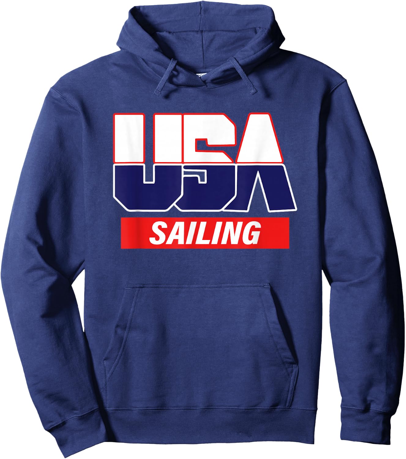 USA Team Sailing - men & women American sports Hoodie - Hoodie | Navy