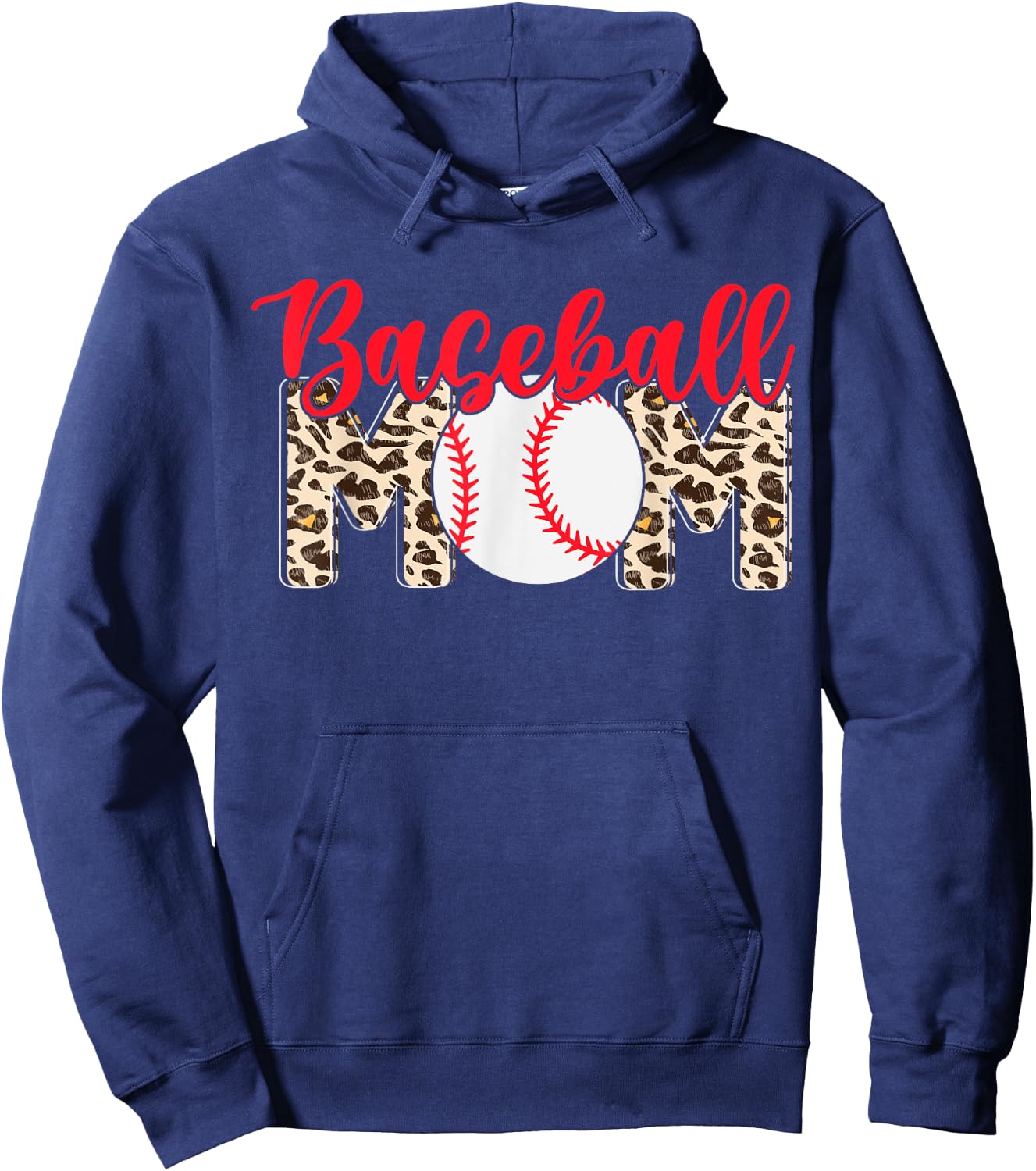 Baseball Mom Hoodie - Hoodie | Navy