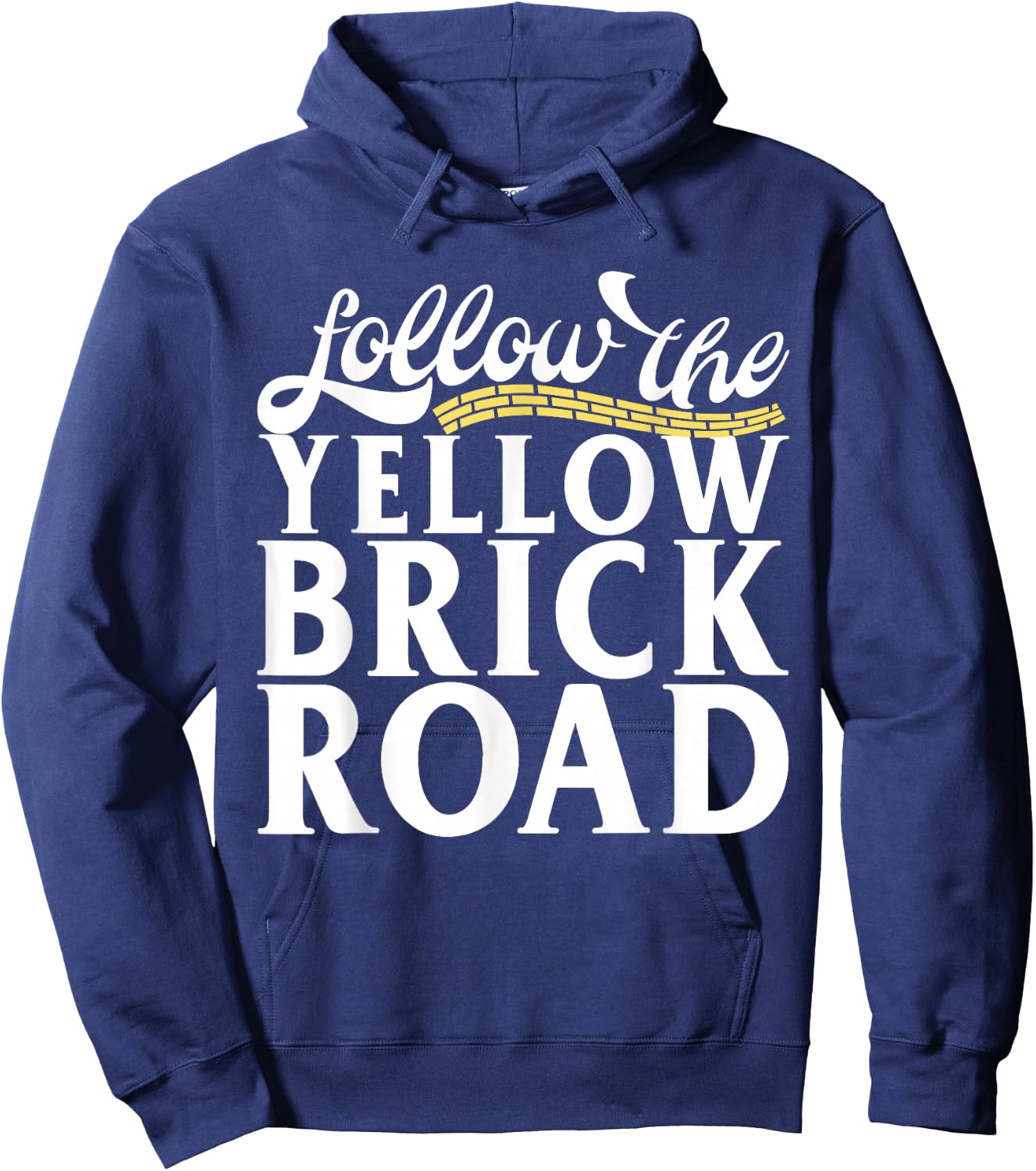 Follow The Yellow Brick Road Shirt Hoodie - Hoodie | Navy