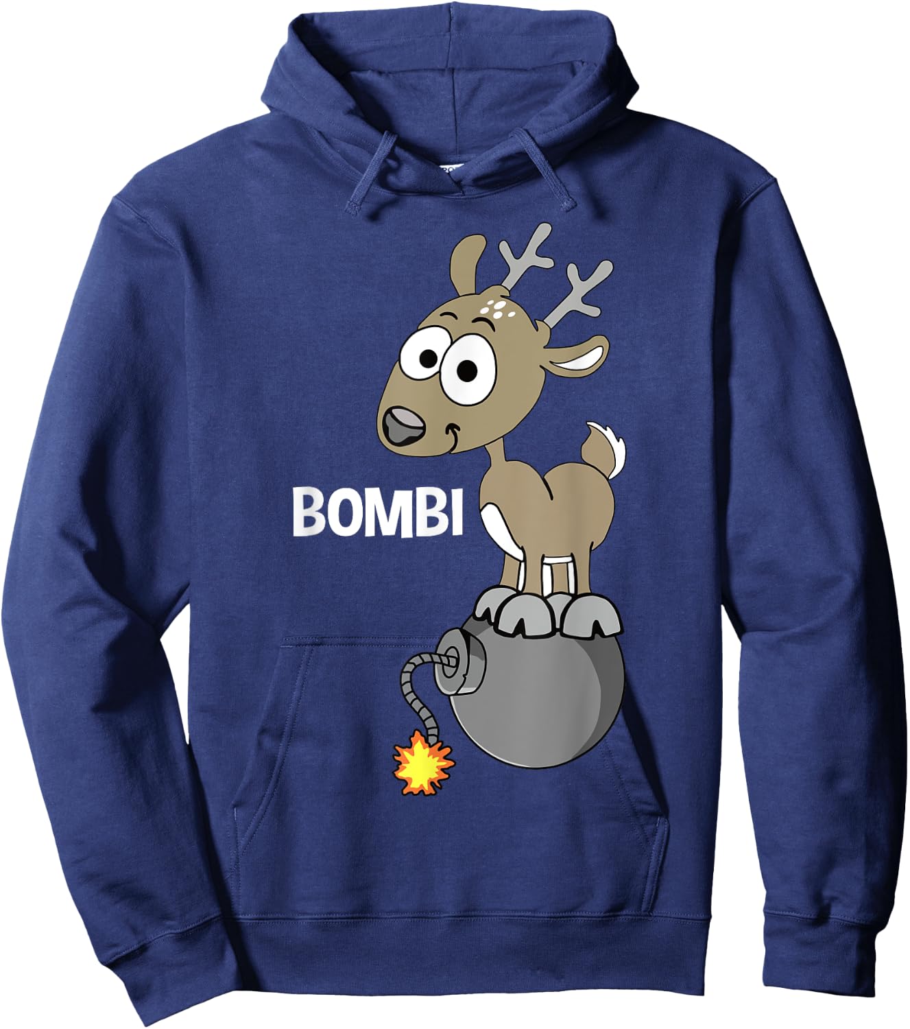 Bombi - Funny deer Hoodie - Hoodie | Navy
