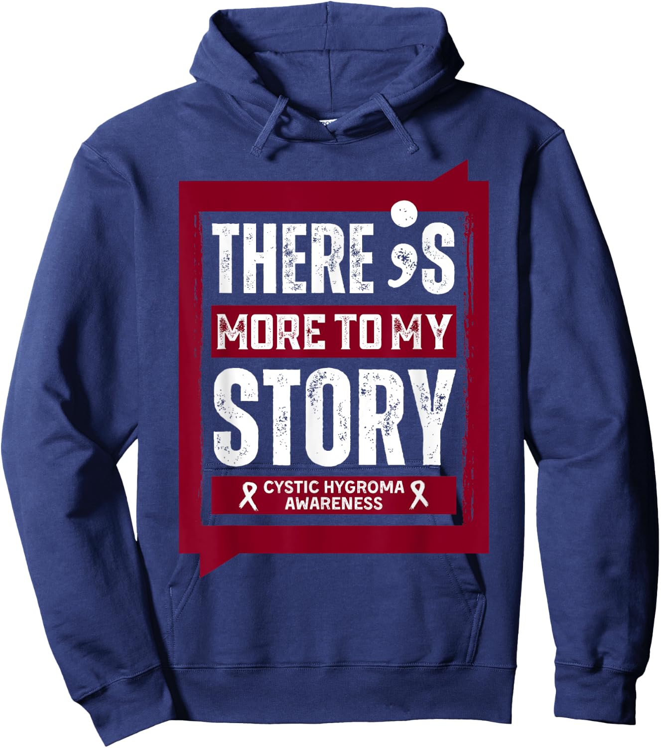 More To My Story Cystic Hygroma Disease Hoodie - Hoodie | Navy