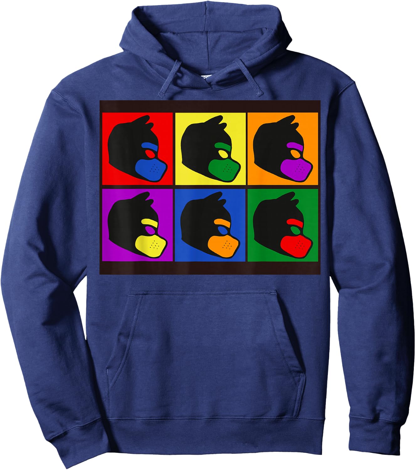 Puppy pups Gay Pride - Collage Hoodie - Hoodie | Navy