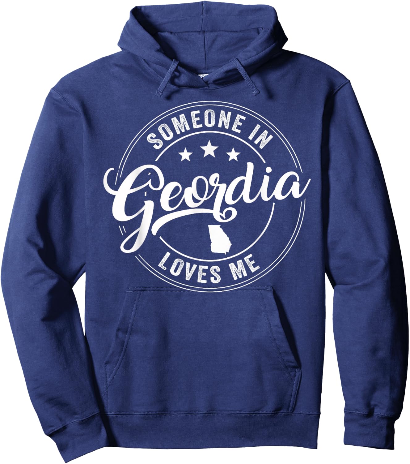 Someone In Georgia Loves Me Atlanta Hoodie - Hoodie | Navy