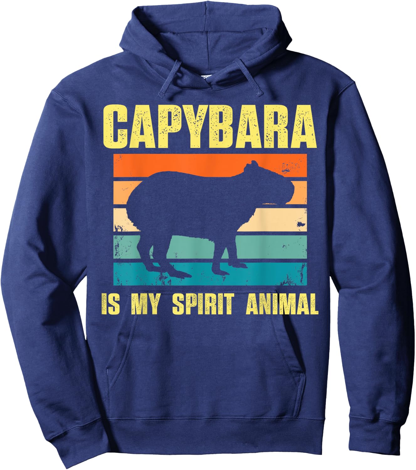 Capybara Is My Spirit Animal Capybara Men Women Hoodie - Hoodie | Navy