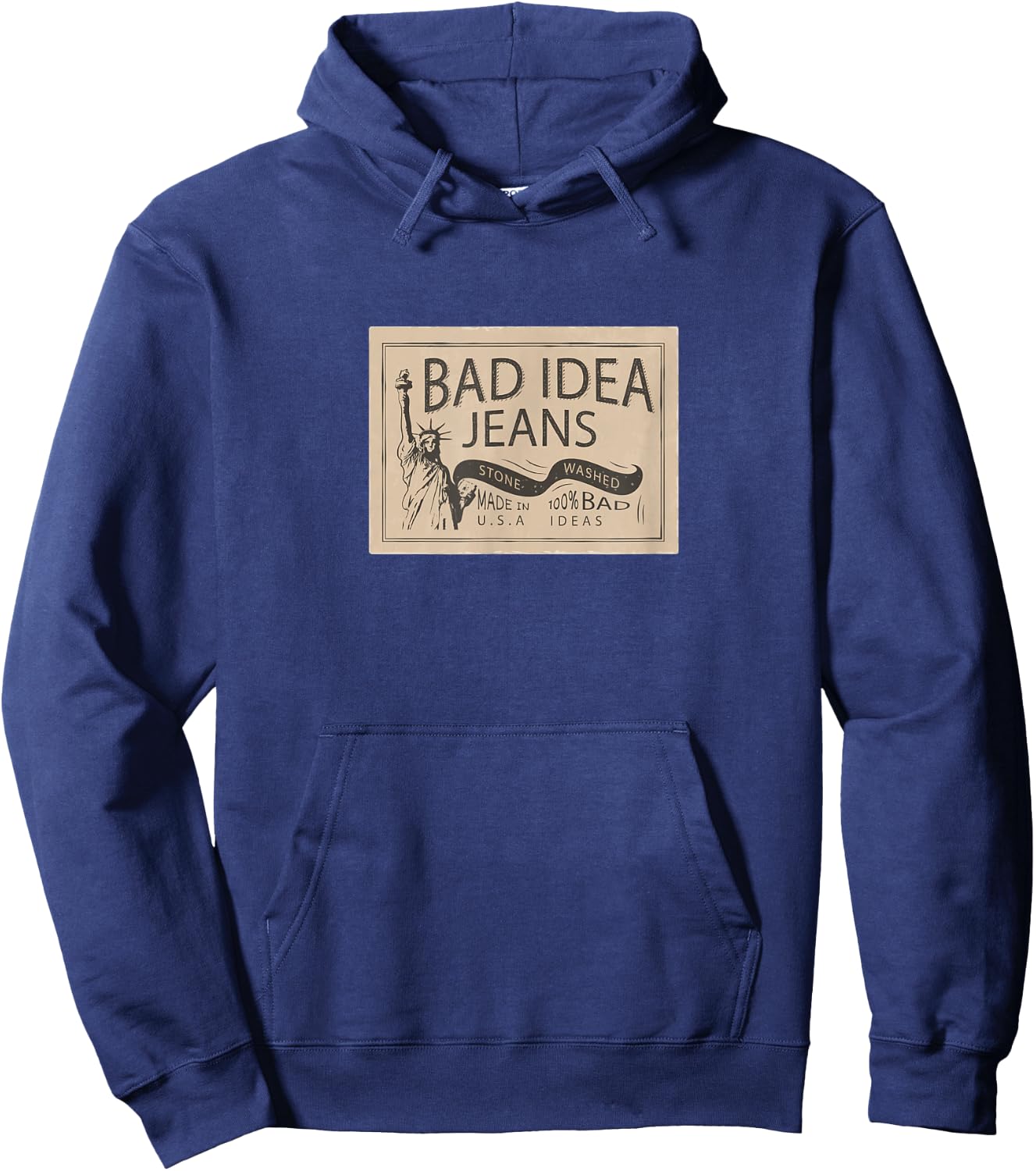Bad Idea Jeans Hoodie - Hoodie | Navy