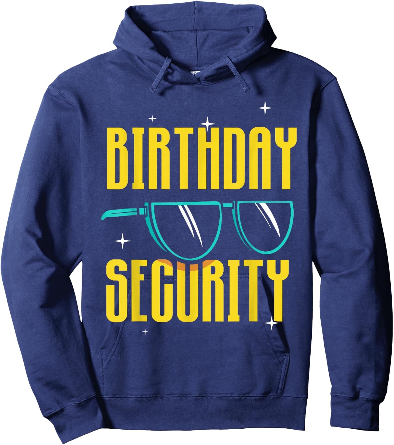 Birthday Security Celebrate Party Team Years Hoodie - Hoodie | Navy