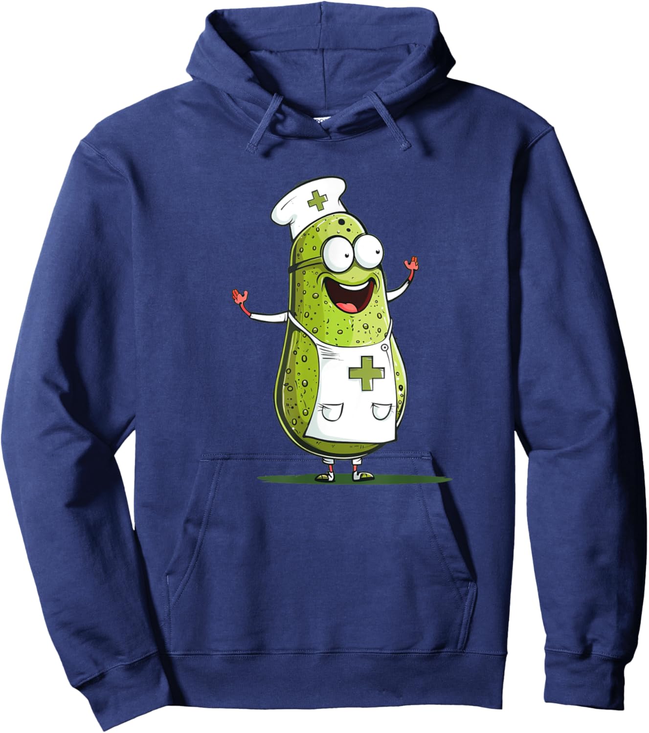 Happy Nurse Pickle Costume for Boys and Girls Hoodie - Hoodie | Navy