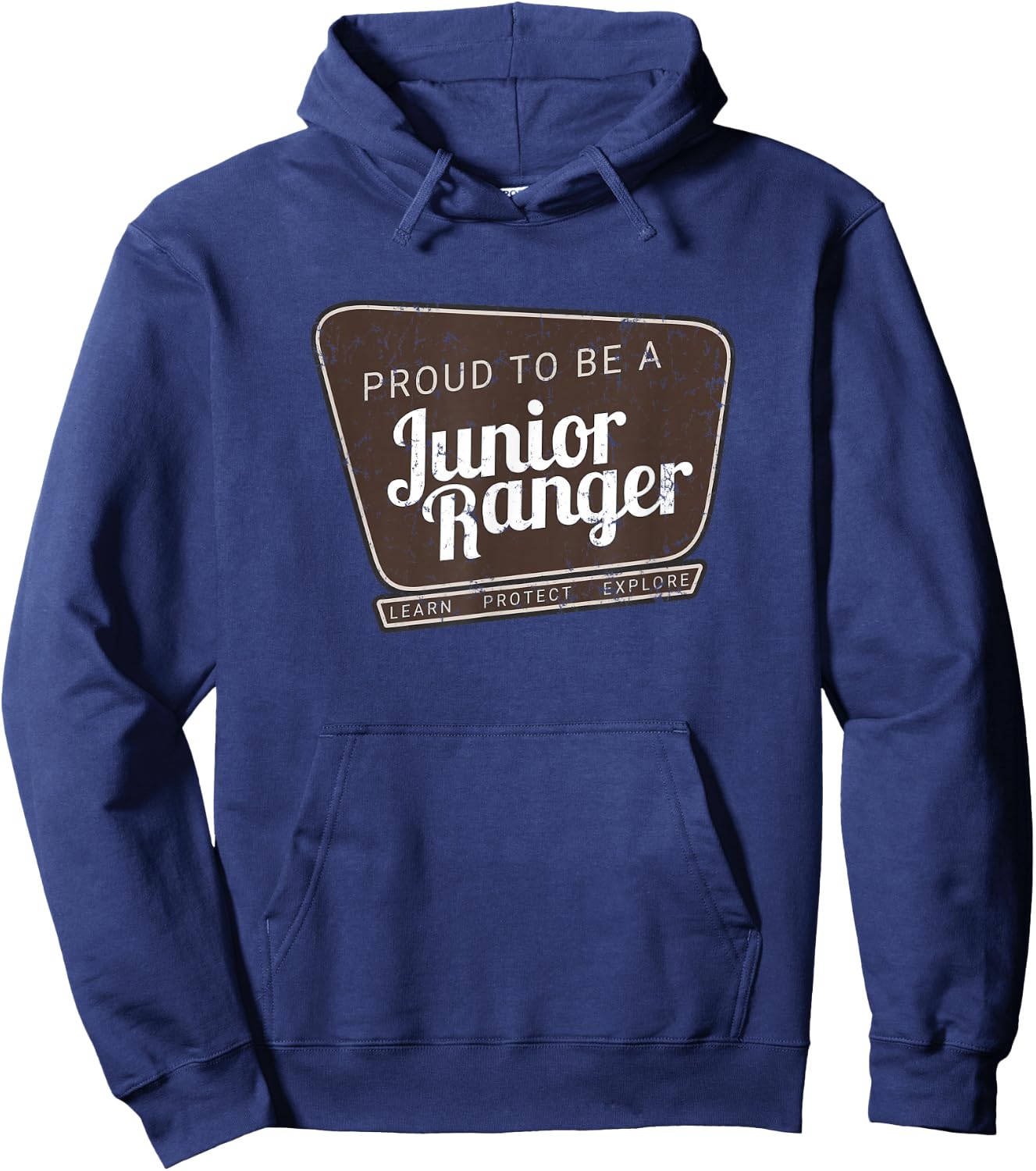Junior Rangers Vintage Sign Kids PROUD Hoodie - Hoodie | Navy